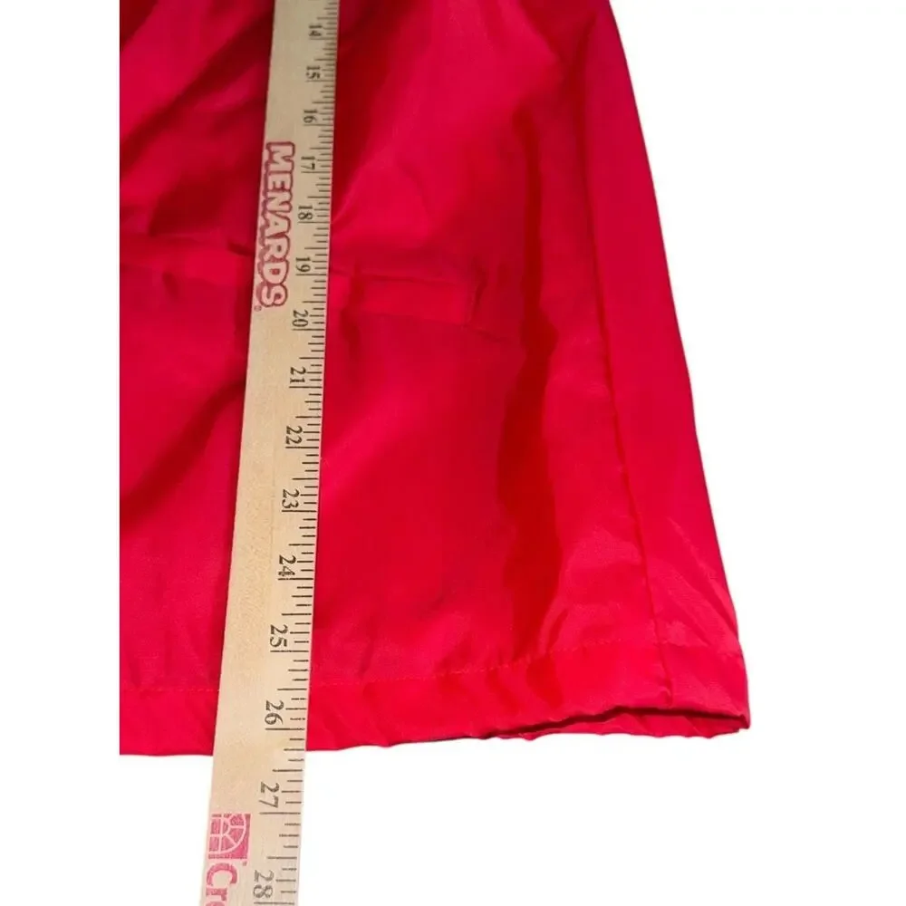 Vtg Memphis ARTCC FAA Jacket Red‎ Nylon Windbreaker Cardinal USA Large Airport